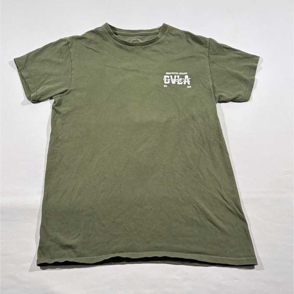 CVLA Mens Shirt Green Short Sleeve Cupid Crew Graphic Streetwear Top Tee Sz S